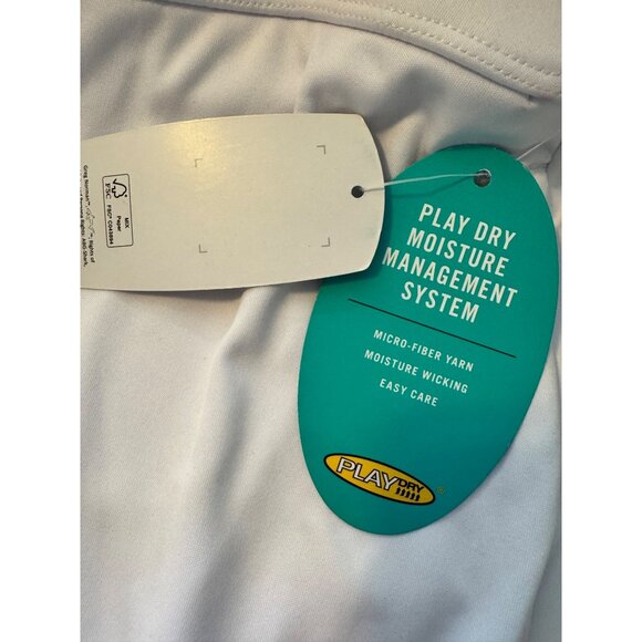 Greg Norman Golf Play Dry Skort Size Large White NWT $69 Pockets Stretchy - Picture 7 of 9